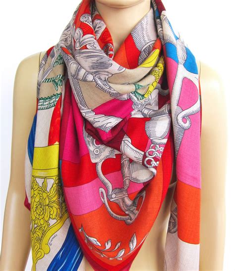 hermes silk cashmere shawl|Hermes silk scarf price guide.